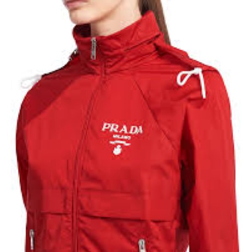 PRADA Light Re-Nylon rain jacket size 36 Italian Xxs